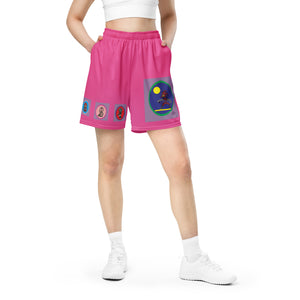 Hoodies4You "Special Character" Women Pink Shorts By EC