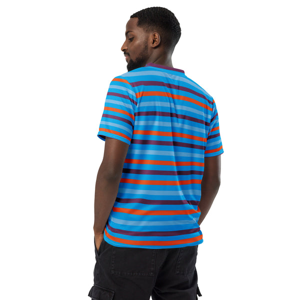 Hoodies4You "Look Like Ken" "Halloween" Blue Stripe Shirt