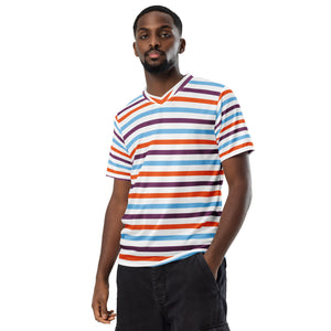 Hoodies4You "Look Like Ken" "Halloween" Blue/White Stripe Shirt