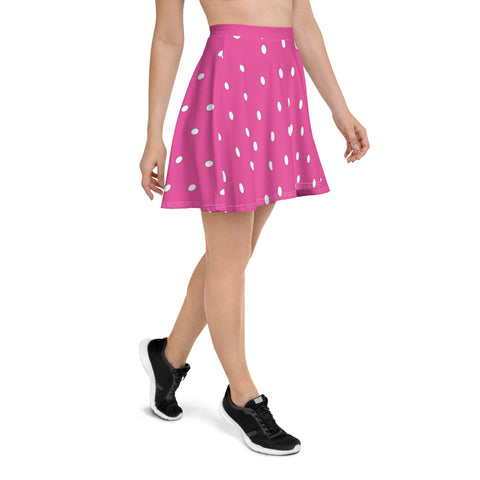 Hoodies4You "Look Like Barbie" "Halloween" Women Pink w/white Polka dot Skirt
