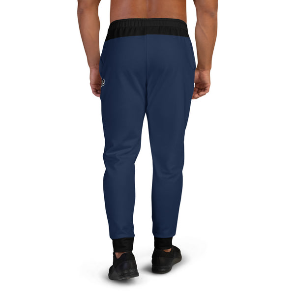 Hoodies4you "Just Me" Navy Blue Men's Jogger Pants #008