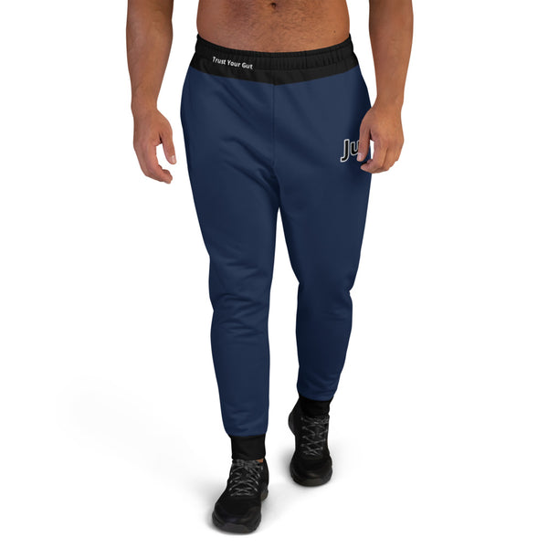 Hoodies4you "Just Me" Navy Blue Men's Jogger Pants #008