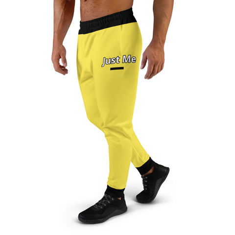 Hoodies4you "Just Me" Yellow Men's Jogger Pants #010