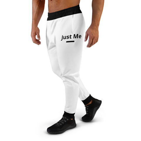 Hoodies4you "Just Me" White Men's Jogger Pants #006