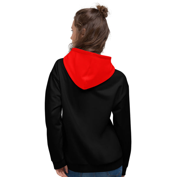 Hoodies4You "Just Me" "Trust Your Gut" Black w/Red Hood (SP)