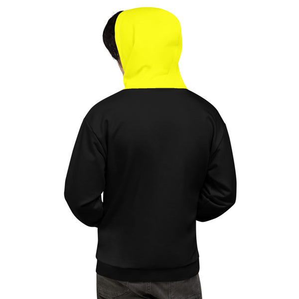 Hoodies4You "Just Me" "Trust Your Gut" Black w/Yellow Letter and Hood