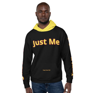 Hoodies4You "Just Me" Trust Your Gut" Black w/Yellow Hood