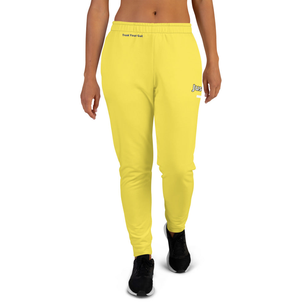 Hoodies4You "Just Me" Yellow Women's Joggers #003