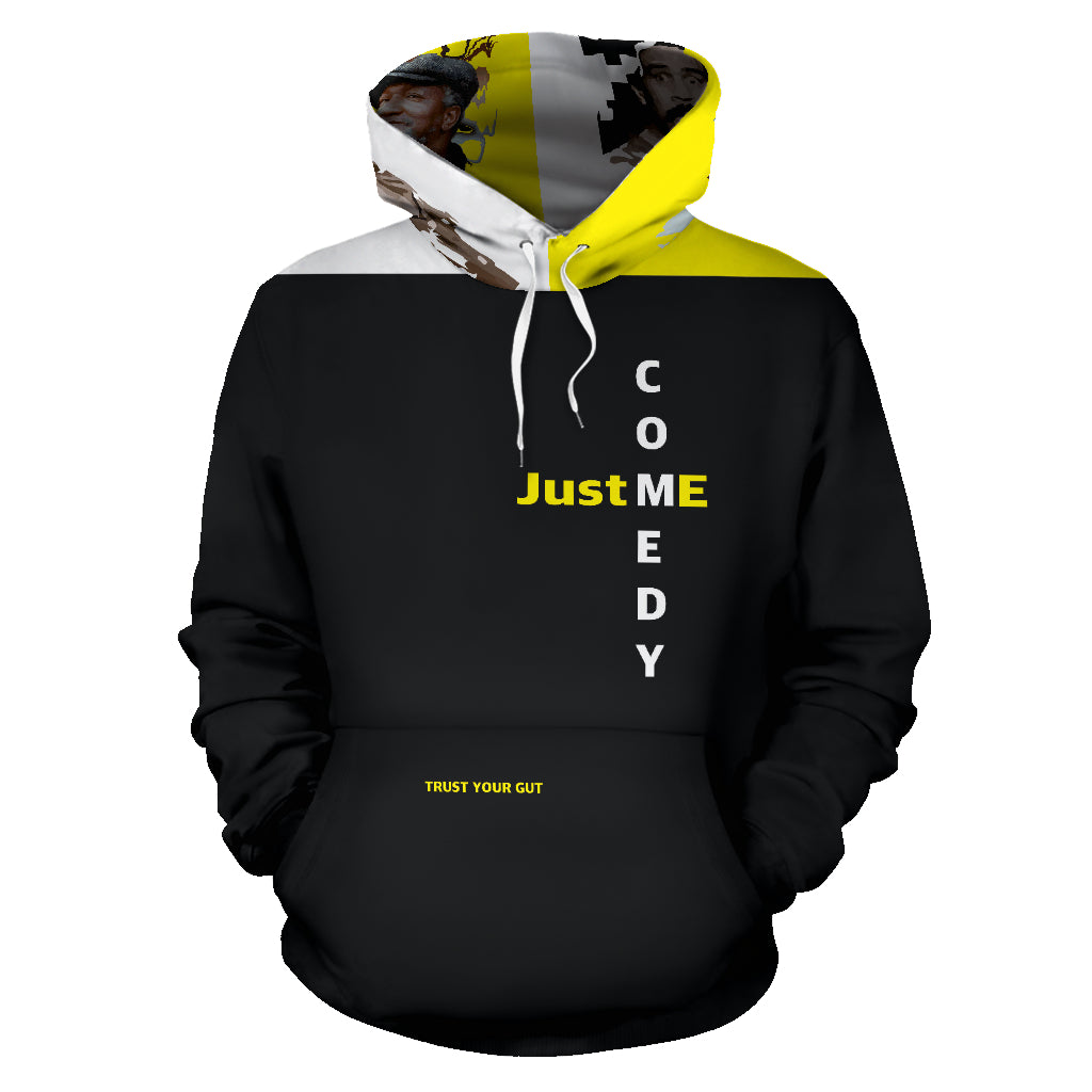 Hoodies4You "Just Me Comedy" Black & Yellow Hoodie