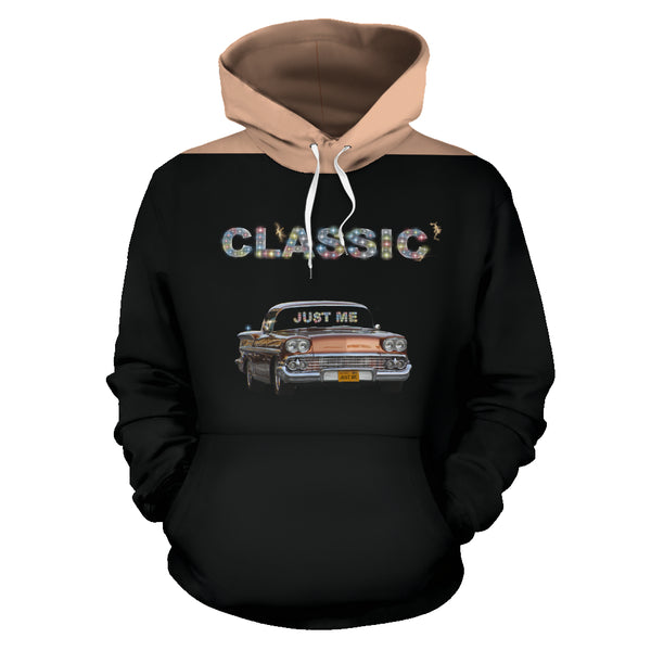 Hoodies4You "Just Me" Classic Car Black w/Badge Hood