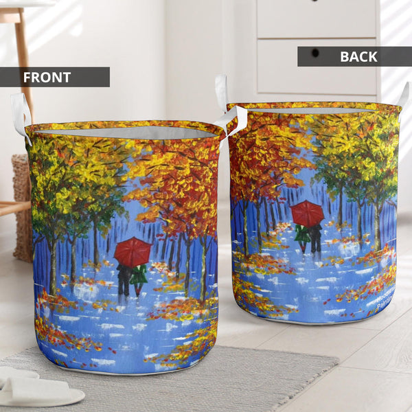 Hoodies4You "Morning Walk" Laundry Baskets Paintings