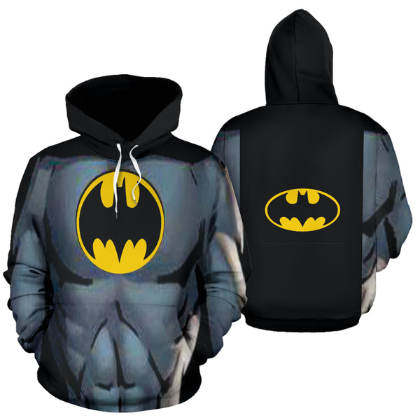 Hoodies4You "Batman" Strong Black and Gray Hoodie